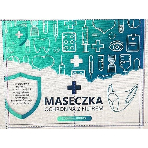 4-vrstvová ochranná maska s vymeniteľným filtrom