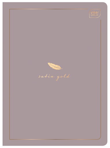Zápisník Interdruk A5/80 listov, línia Metallic Gold