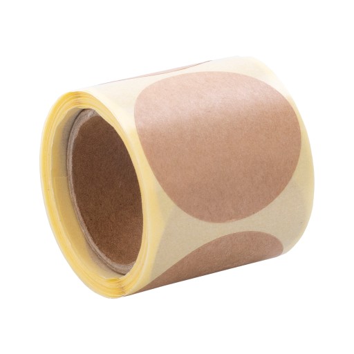 EKO ŠTÍTOK KRAFT fi47mm 100ks hladký papier