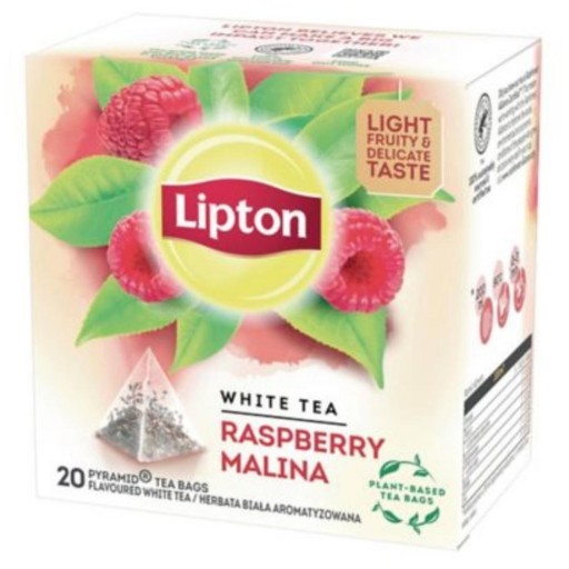 Lipton biely malinový čaj 20tb