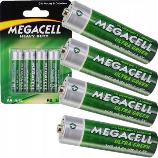 BATÉRIA R03 4KS MEGACELL ULTRA ZELENÁ