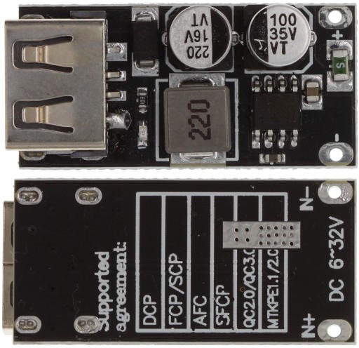 Nabíjačka USB Step Down Converter 10V-32V 12V 24V