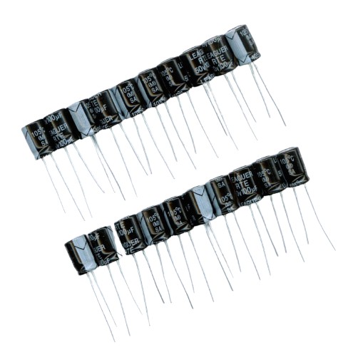 100uF 50V 100 µF 50 V NÍZKY ESR (20 KS) ELEKTROLYTICKÝ KONDENZÁTOR
