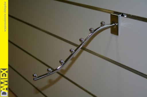 OBCHODNÝ PANELOVÝ VEŠIAK MDF HÁK 40 CM