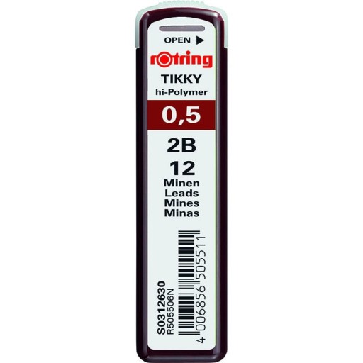 Rotring Tikky 2B grafity 0,5 mm