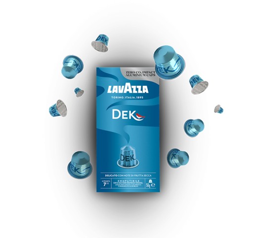 Kávové kapsuly pre Nespresso Lavazza Decaffeinato DEK bez kofeínu