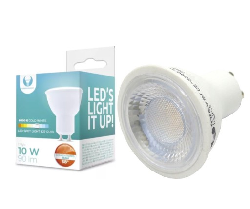 LED ŽIAROVKA LED ZDROJ GU10 1W STUDENÁ FARBA 6000K 38ST