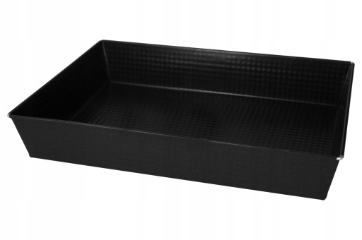 PLECH NA PEČENIE obdĺžniková tortová forma 36x25x6 cm klasický dizajn