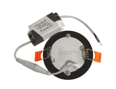 Zápustné LED panelové svietidlo 230V 3W 4000K čierne