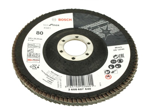 BOSCH KOTOUČ KLAPKA 125mm GR.80 PRE INOX