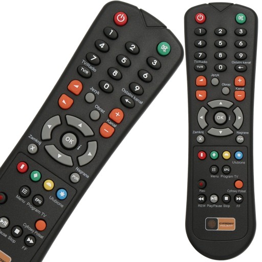 DIAĽKOVÉ OVLÁDANIE PRE POLSAT HD2000 HD3000 DEKODÉR ORIGINÁL ČIERNA NOVÁ PL