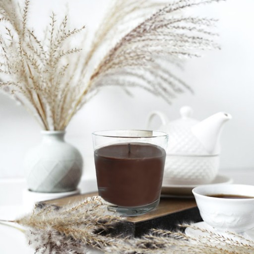 SVIEČKA VONNÁ SVIEČKA V SKLE CAPPUCCINO KÁVA VEĽKÁ 550g BOLSIUS PREMIUM