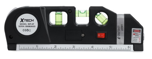 LASEROVÁ HLADINA S 250 CM ČERVENÝM LASEROM