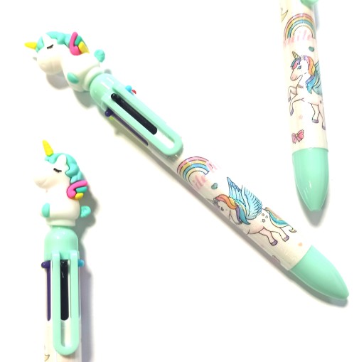 BALLPOINT 6 - FAREBNÝ DETSKÝ MULTICOLOR MULTICOLOR 6V1 UNICORN