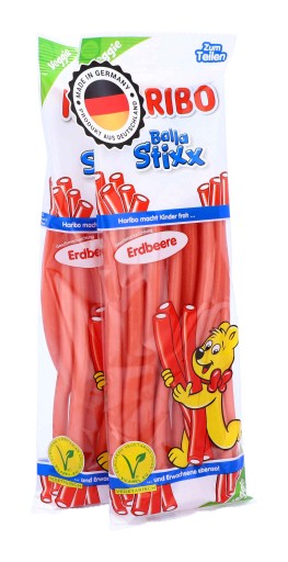 HARIBO ovocné želé Káble Jahoda 200g DE