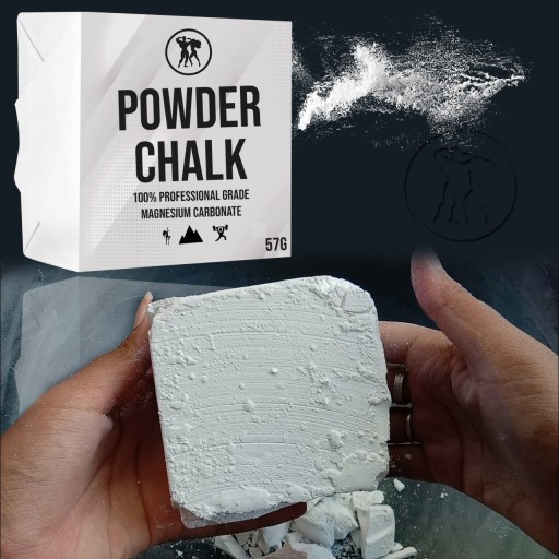 HERCULES MAGNESIA CUB PRÁŠKOVÁ CHALK 57G TALK TALK SILNÝ GRIP PULL-UP