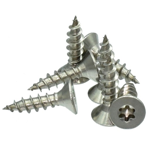4,5x30 TORX skrutka do dreva kužeľ, nerez A2, 100 ks.