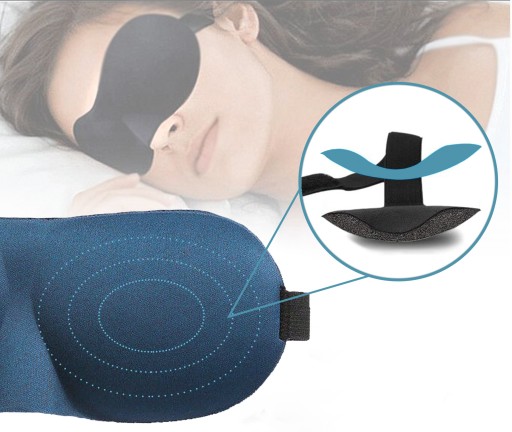 Čelenka 3D Sleeping Eye Mask pre lepší spánok