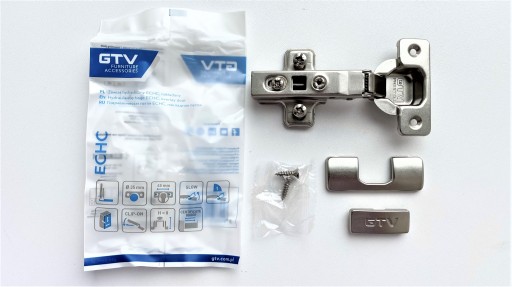 Hydraulický nábytkový záves ECHC prekrytý GTV