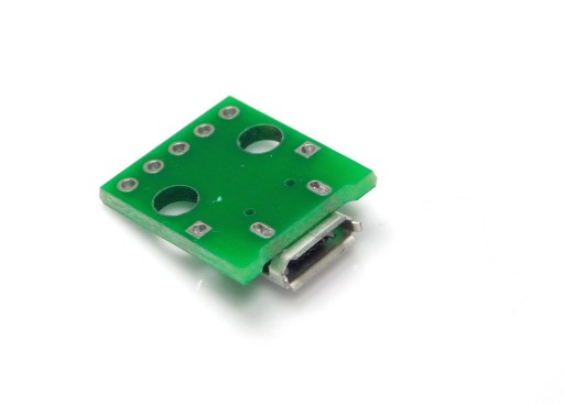 MicroUSB / 5PIN 2,54 mm zásuvkový adaptérový modul