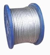 Lano, lano, oceľ fi 2 mm, 10 metrov, výplet 6x7