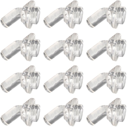 LEGO Rod 1L stojanový držiak priehľadný priehľadný 6510188 65578 - 12 kusov