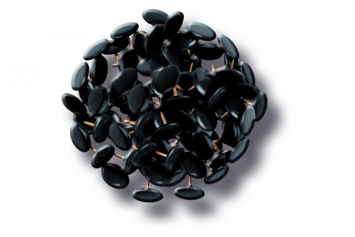 ČIERNE KOLÍKY 100 ks. nehrdzavejúca oceľ