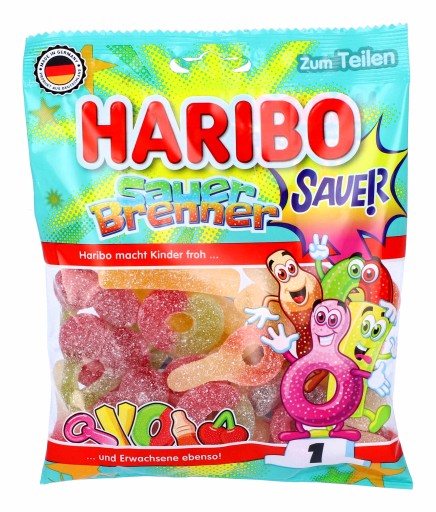 Haribo Sauer Brenner želé fazuľa 160g