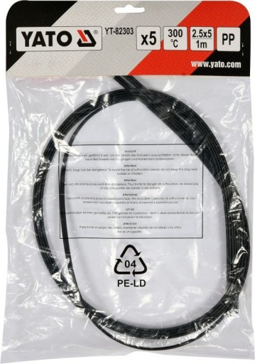 PP VLOŽKY 2,5X5MM 5X1M 5KS. YATYT-82303 Yato