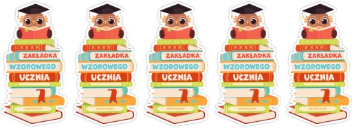 KNIŽNÉ ZÁLOŽKY ODMENA DARČEK - VKLADNÝ ŽIACI (5 kusov) LearnHow