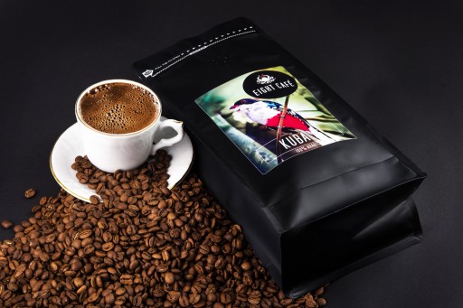 Čerstvo pražené kávové zrná 100% Arabica Kuba 50G pre kávovar na espresso