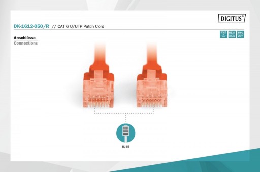 Digitus Patch kábel RJ45-RJ45, U/UT