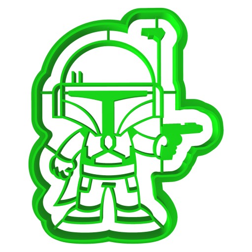 Vykrajovač na sušienky Boba Fett Star Wars