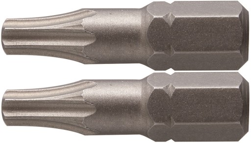 Skrutkovacie bity TORX T10, 25 mm, 2 ks