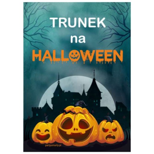 Nálepka LABEL fľaša HALLOWEEN tekvicový likér 5