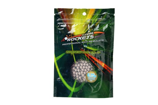 Rakety Profesionálne BIO loptičky 0,23g 1000 ks.