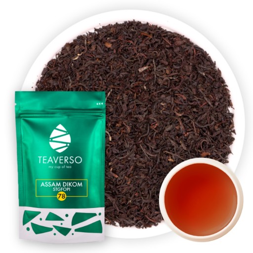 ČIERNY LISTOVÝ ČAJ ASSAM DIKOM STGFOPI TEAVERSO 100G