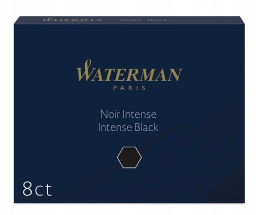 ČIERNA NÁPLŇ WATERMAN balenie 8 kusov S0110850