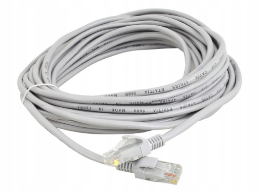 LAN ETHERNET SKÚTENÝ PÁR ZLATÝ RJ45 5M LAN ETHERNETOVÝ KÁBEL