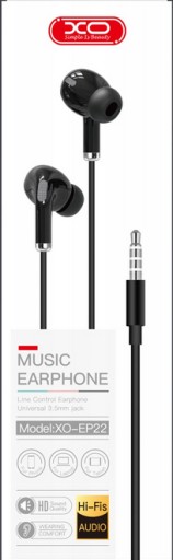 Headset Drôtové slúchadlá s mikrofónovým káblom 120 cm Jack 3,5
