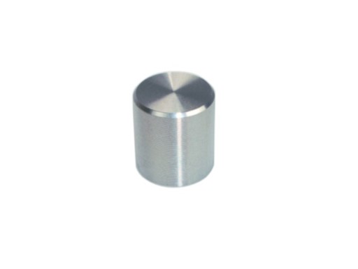 HLINÍKOVÝ GOMBÍK 9,5 MM X 11,2 MM STRIEBORNÝ