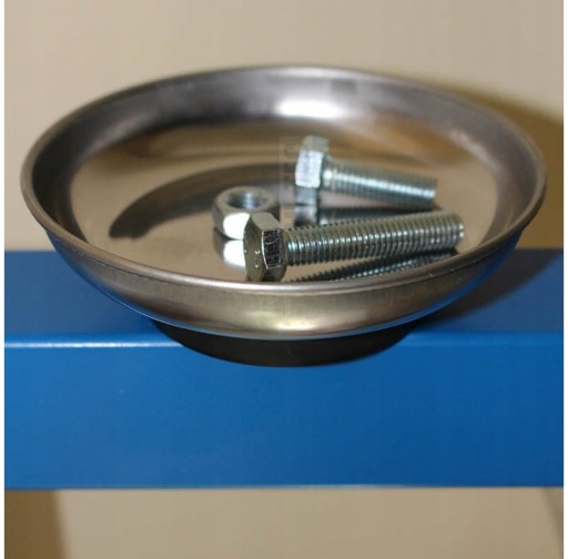 KRUHÁ MAGNETICKÁ MISKA s magnetom, skrutky 150mm