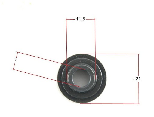Miska pružiny ventilu pre skúter 4T GY6, zaistená