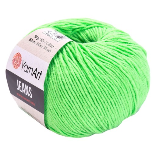 YarnArt Jeans 60 Bright Green
