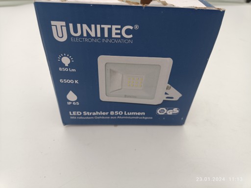 Halogénová studená biela 850 lm 10 W IP65
