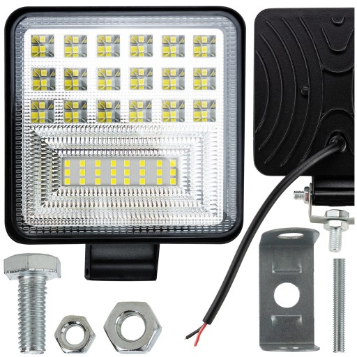 Halogénová LED lampa do auta 16W 1500lm 12V IP65 tesnosť