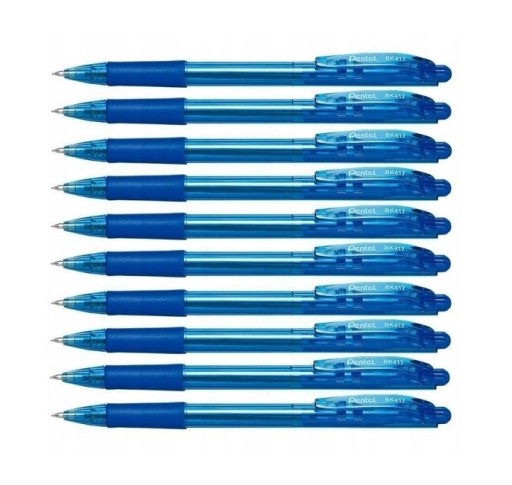 Pentel WOW BK417-C guľôčkové pero modré 10ks