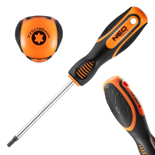 TORX SKRUTKOVAČ T25 X 100 MM NEO TOOLS 04-189