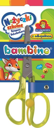 Školské nožnice pre ľavákov Bambino stoper