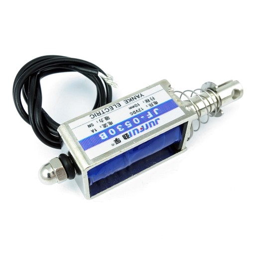 Sťahovací elektromagnet 12V 0,5kg 5N JF-0530B